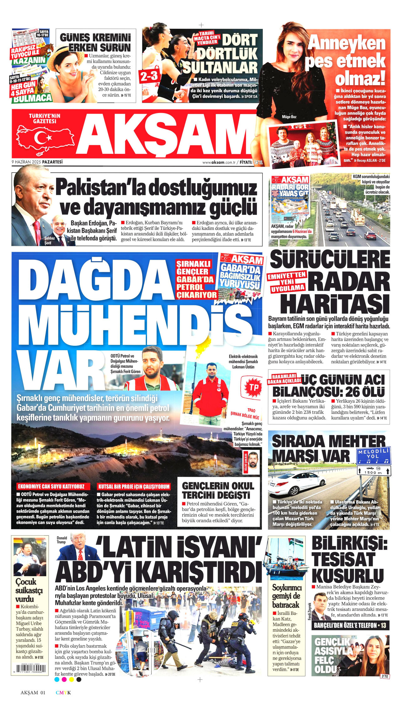 AKŞAM Gazete Manşeti