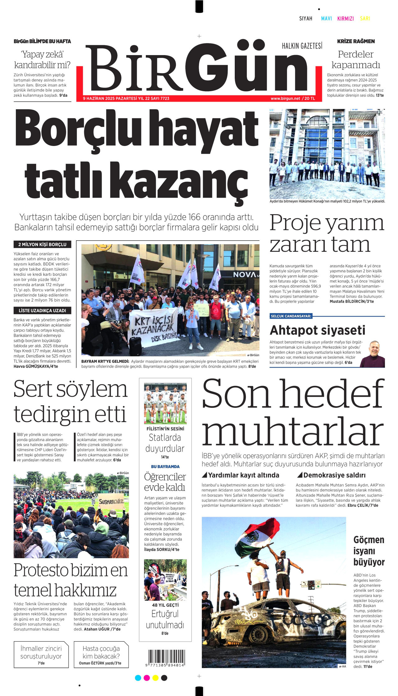 BİRGÜN Gazete Manşeti