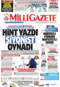 MİLLİ GAZETE Gazete Manşeti